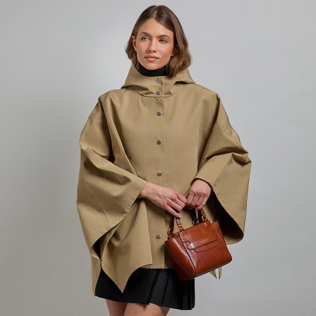 Borsa a mano con tracolla THE BRIDGE LUCREZIA Cuoio