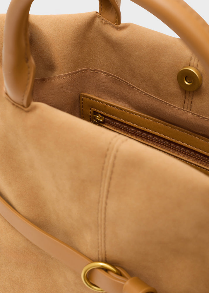 Borsa a mano con tracolla NALì MELISSA NOCCIOLA