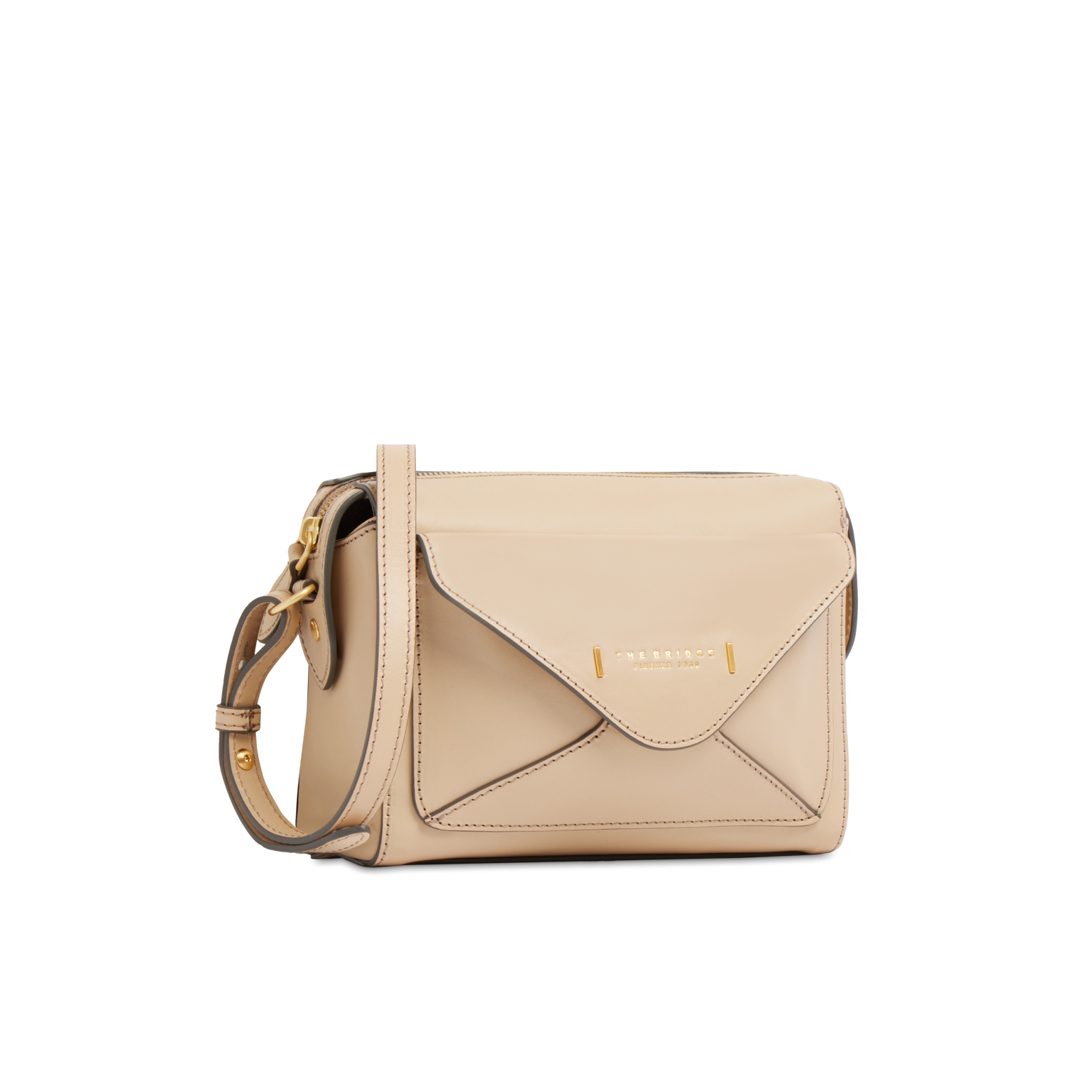 Borsa con doppia tracolla THE BRIDGE FRIDA 04290401 Burro