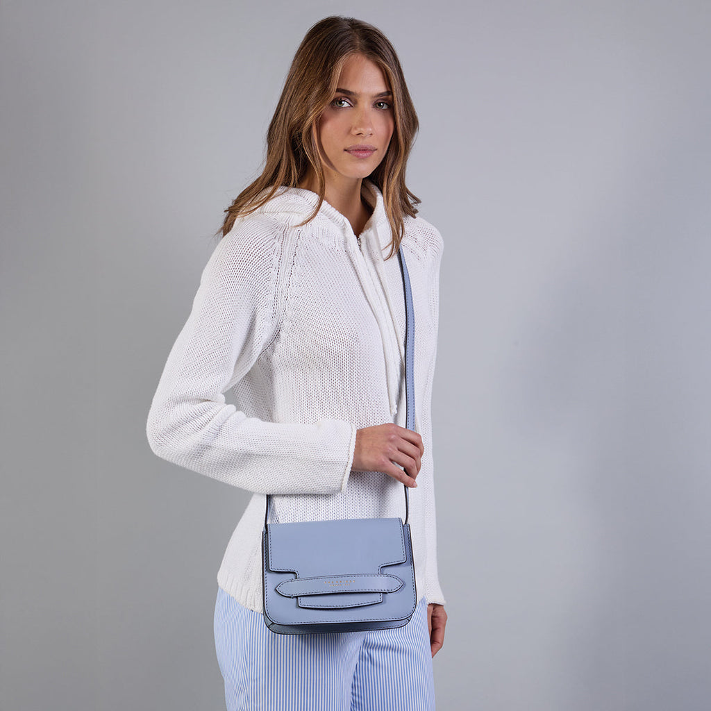 Borsa a spalla THE BRIDGE LUCREZIA 04192001 Celeste