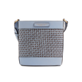 Borsa secchiello in rafia e cotone THE BRIDGE LUNA 041116KX Celeste