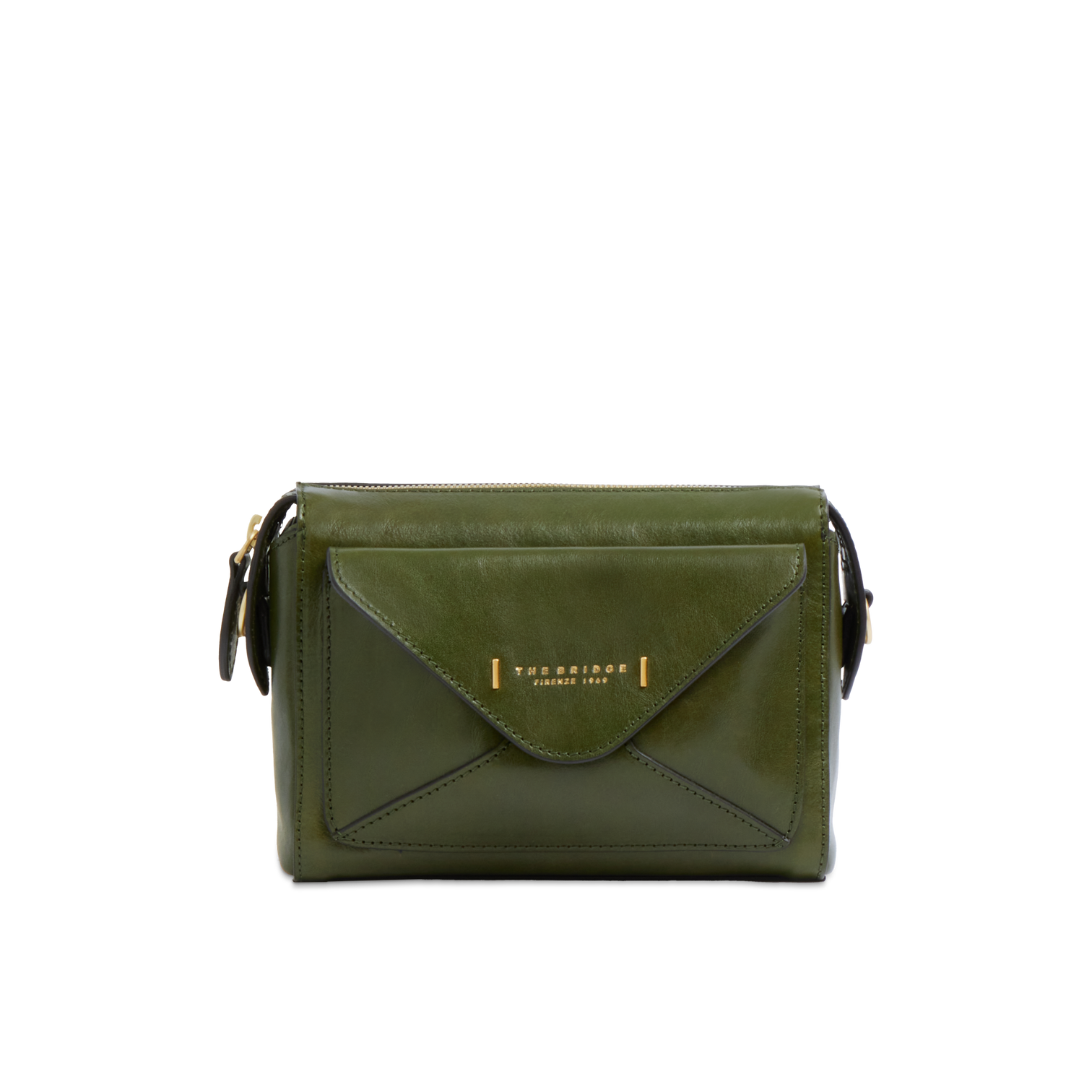 Borsa con doppia tracolla THE BRIDGE FRIDA 04290401 Verde