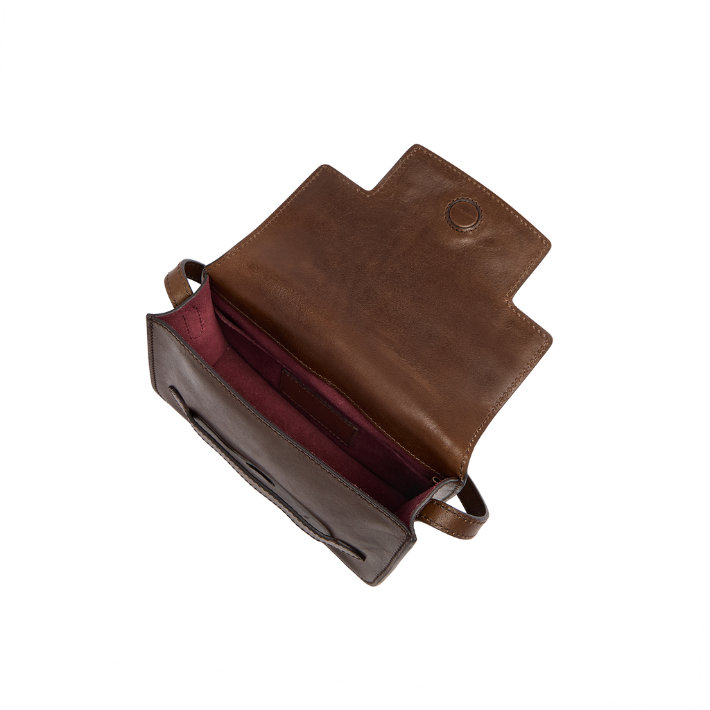 Borsa a spalla THE BRIDGE LUCREZIA 04193001 Moka