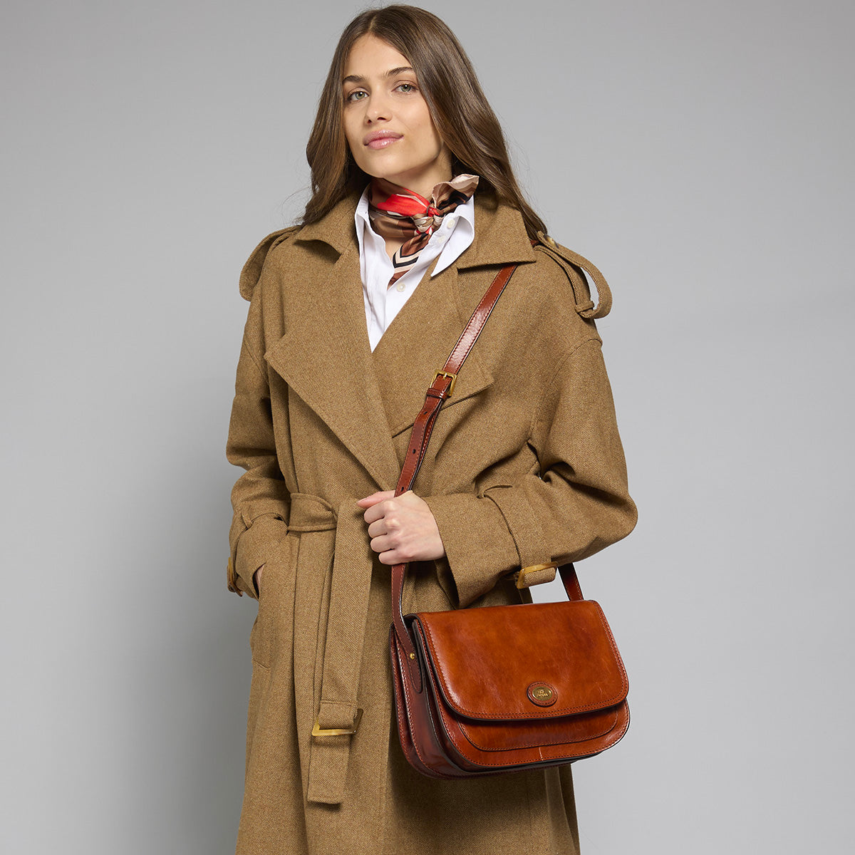 Borsa a spalla THE BRIDGE 04415201 Cuoio