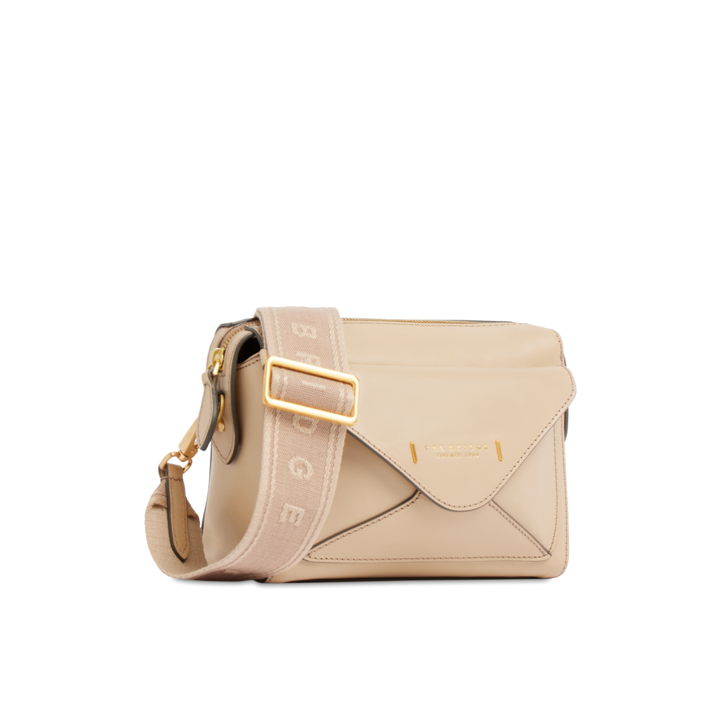 Borsa con doppia tracolla THE BRIDGE FRIDA 04290401 Burro