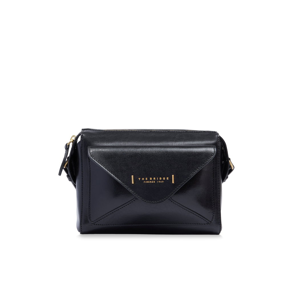 Borsa con doppia tracolla THE BRIDGE FRIDA 04290401 Nero