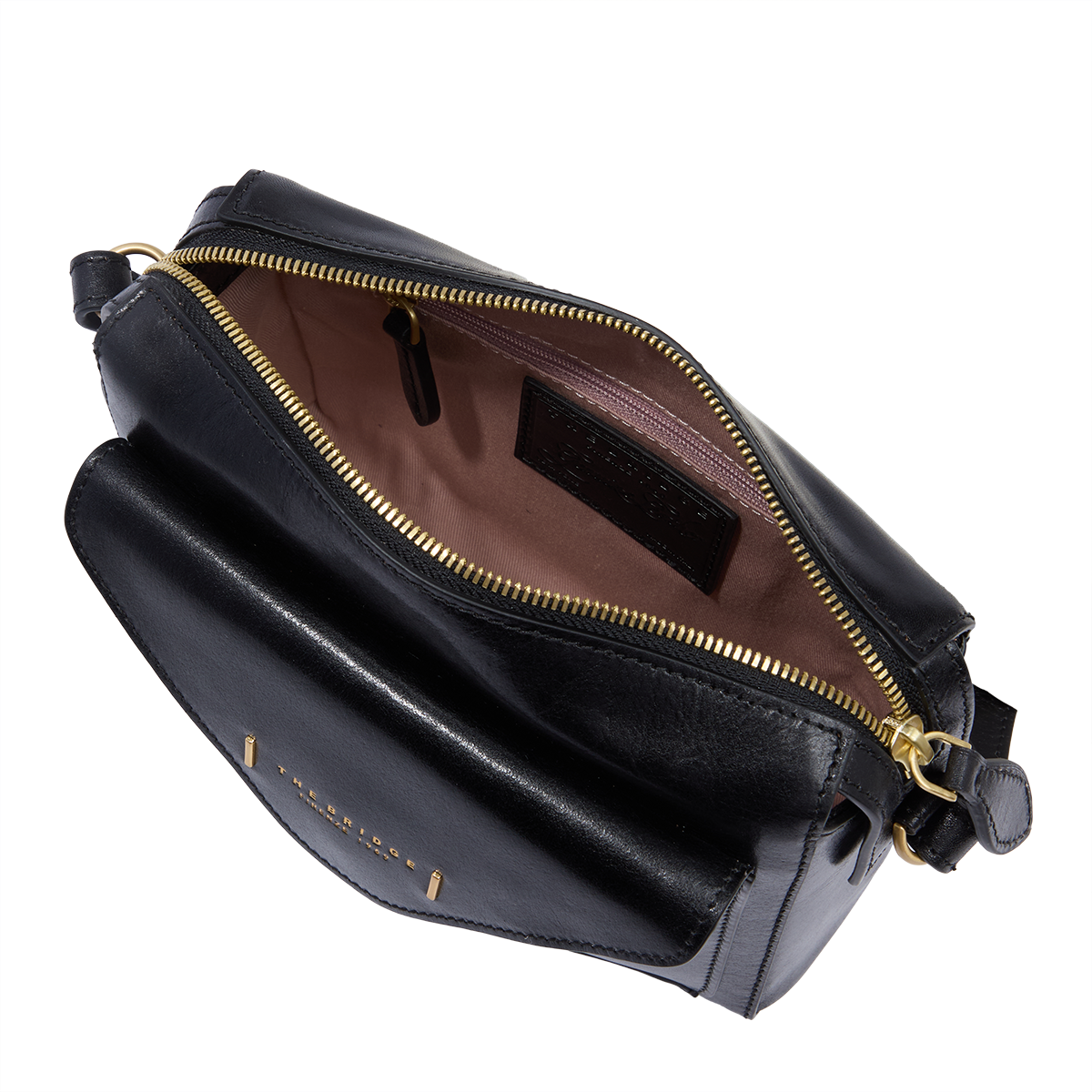 Borsa con doppia tracolla THE BRIDGE FRIDA 04290401 Nero