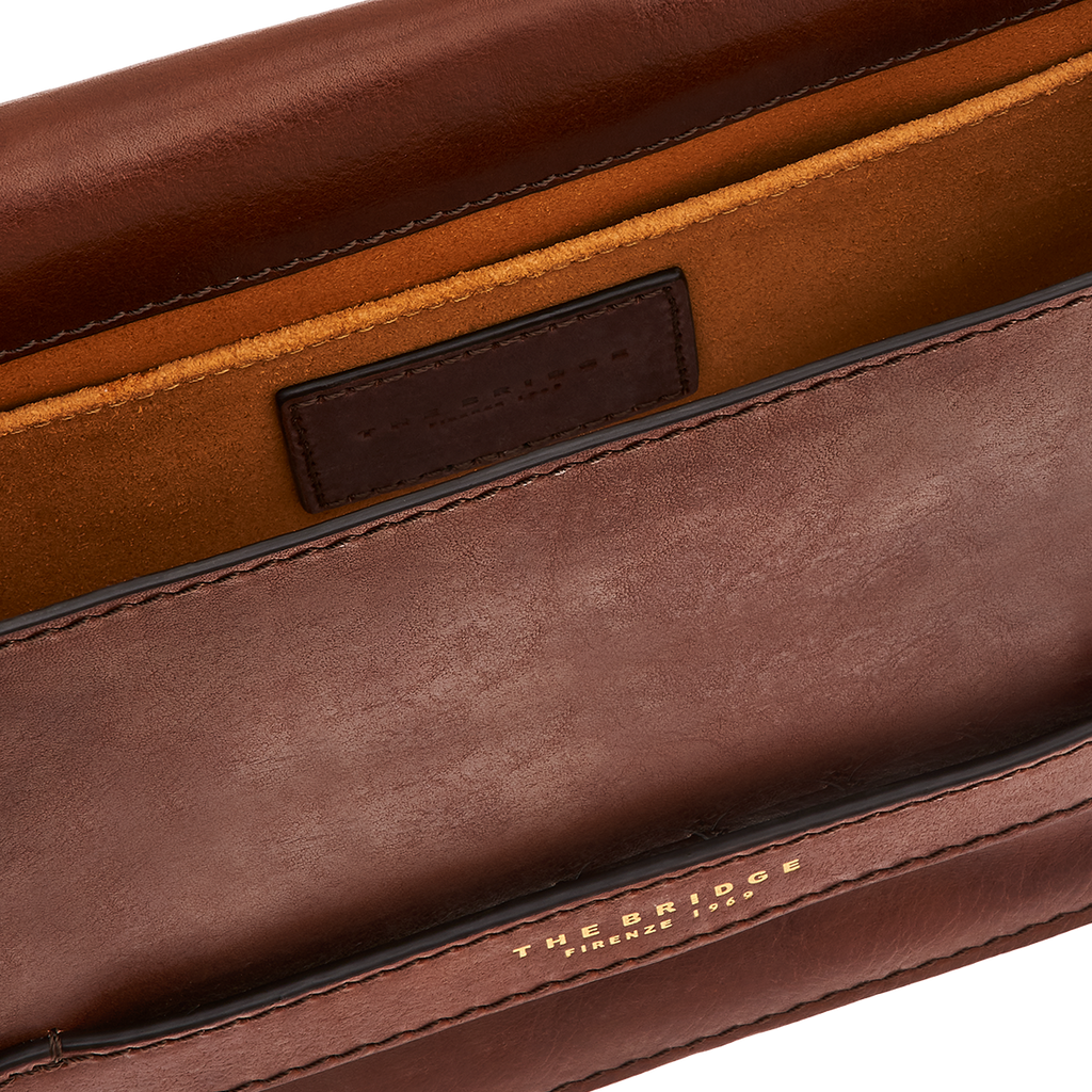 Borsa a spalla THE BRIDGE LUCREZIA 04193001 Cuoio