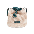 Borsa secchiello in paglia di Vienna THE BRIDGE LUNA 0411466U Blu