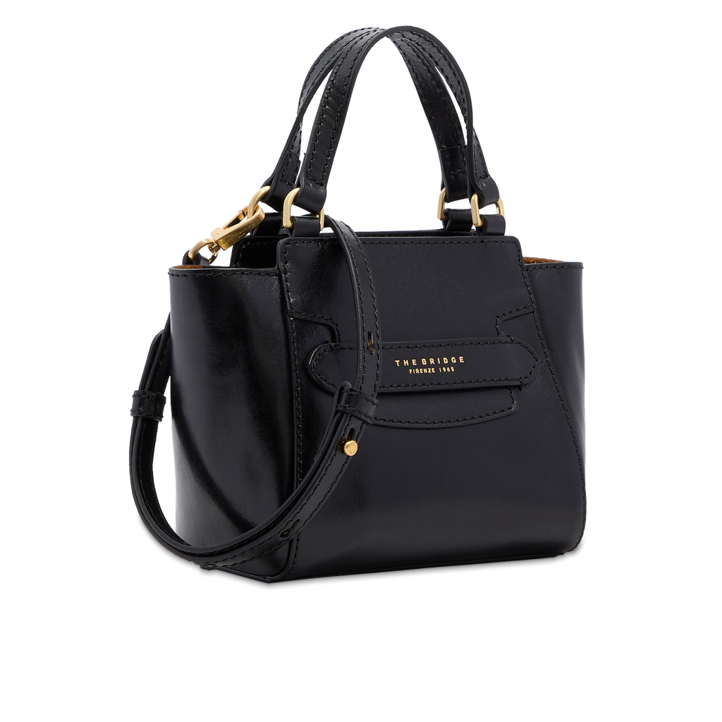 Borsa a mano con tracolla THE BRIDGE LUCREZIA Nero