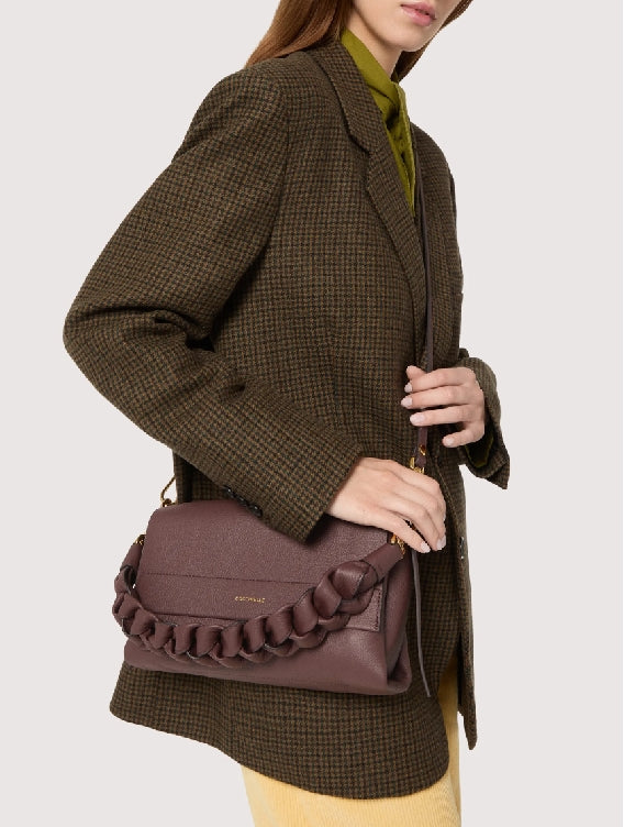 Borsa a spalla COCCINELLE BOHEME Berry