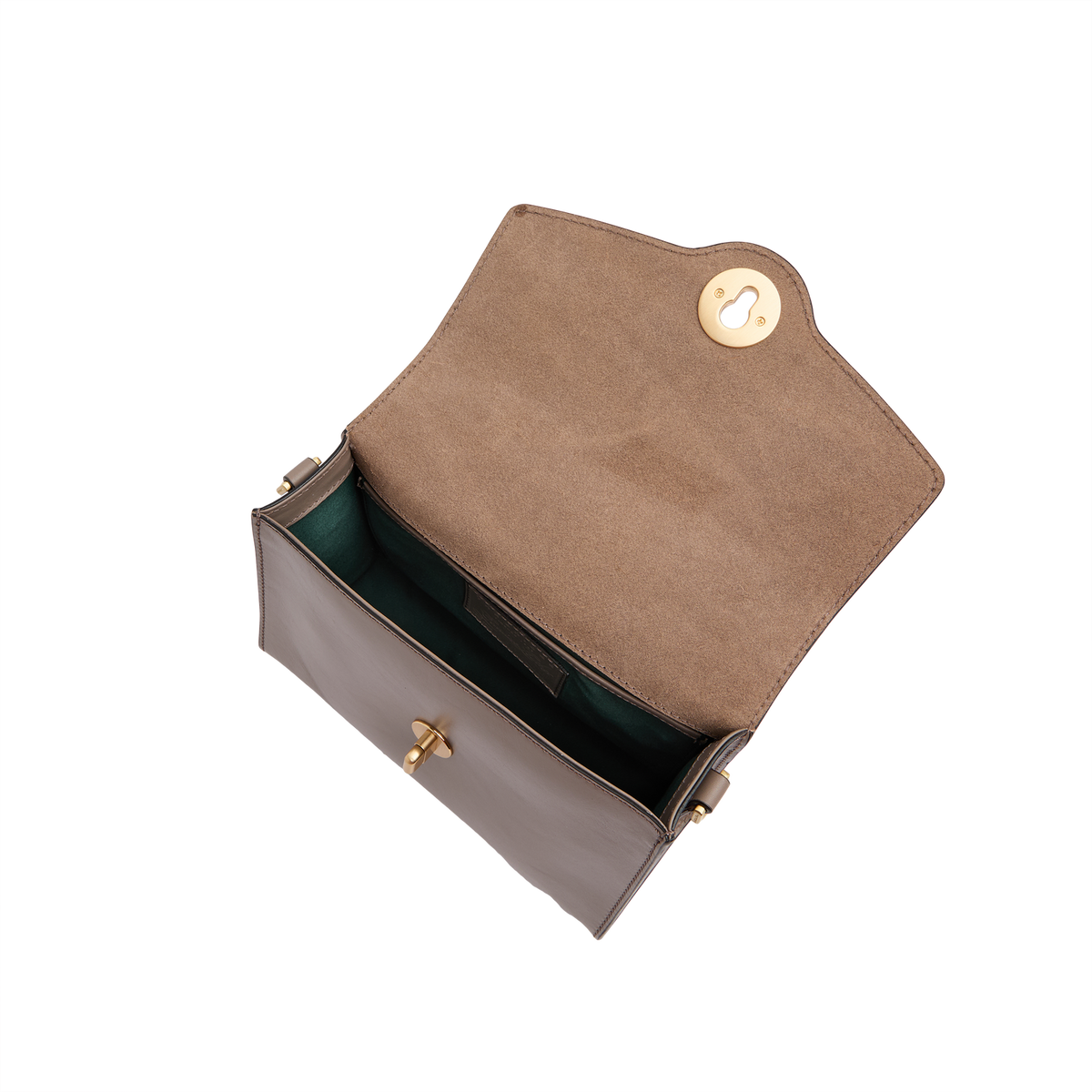 Borsa a mano con tracolla THE BRIDGE IRENE Greige