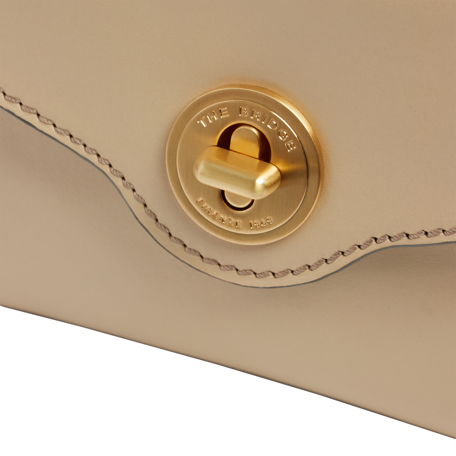 Borsa a mano con tracolla THE BRIDGE IRENE 04520501 Burro