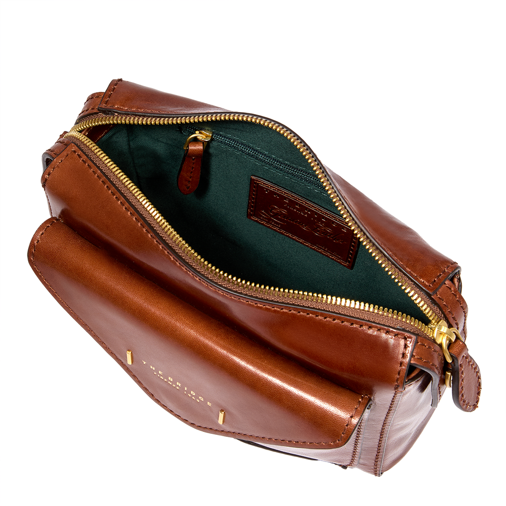 Borsa con doppia tracolla THE BRIDGE FRIDA 04290401 Cuoio