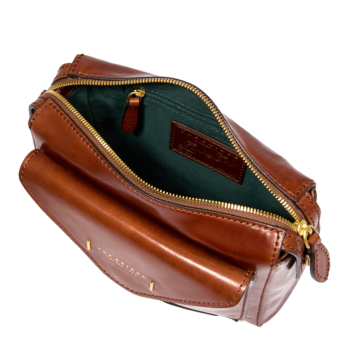 Borsa con doppia tracolla THE BRIDGE FRIDA 04290401 Cuoio