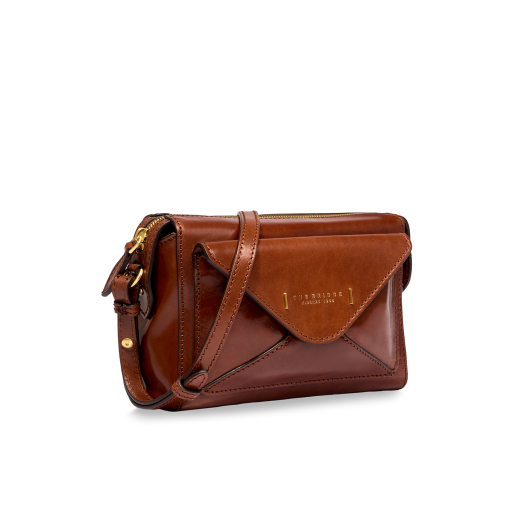 Borsa con doppia tracolla THE BRIDGE FRIDA 04290401 Cuoio