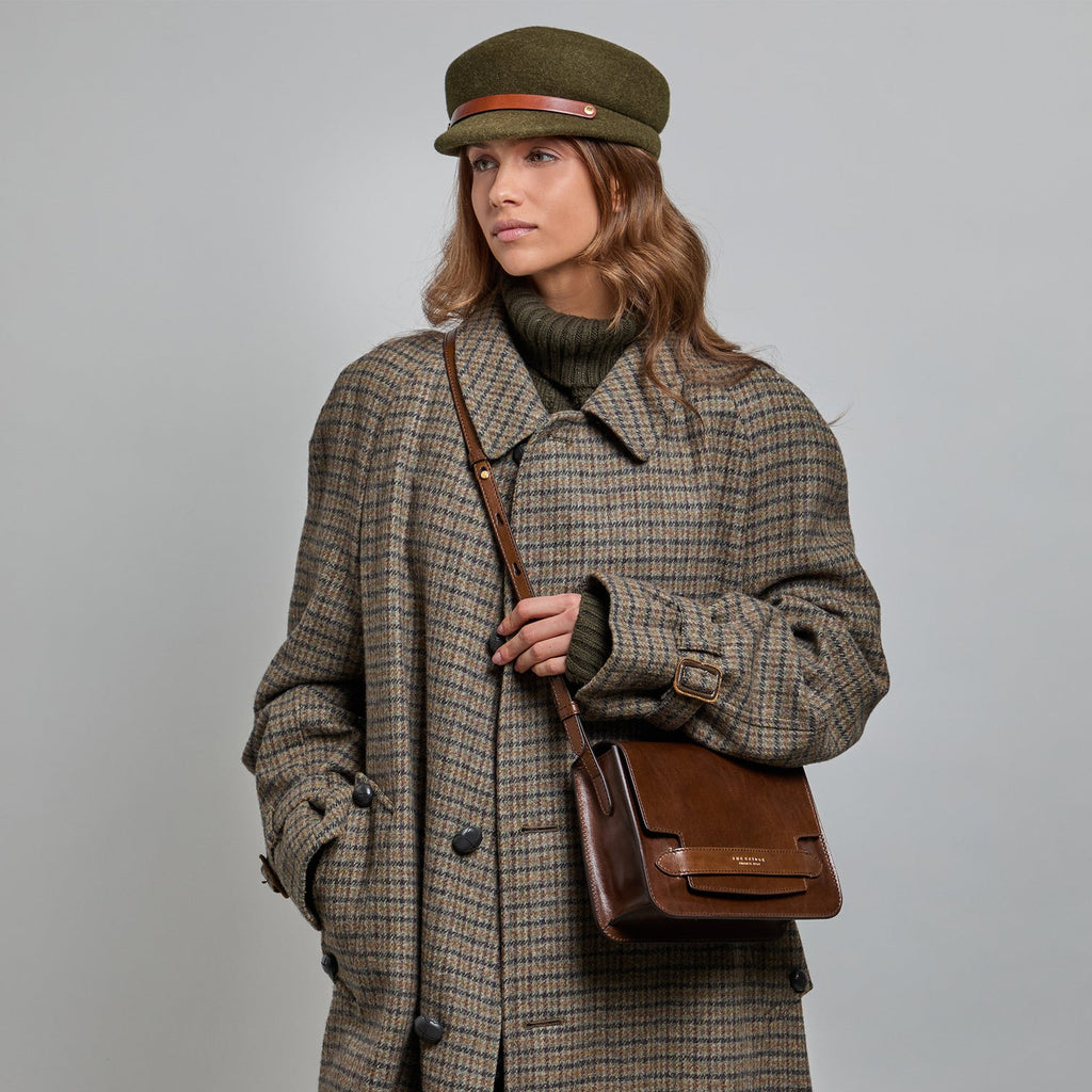 Borsa a spalla THE BRIDGE LUCREZIA 04193001 Moka